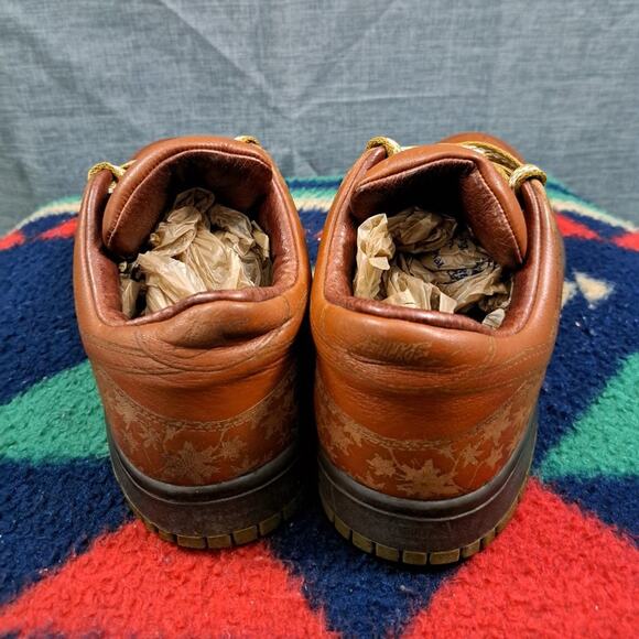 Nike Dunk Low 1 Piece Brown “Pony” Spanish Moss Laser Men Size 9.5 - Picture 5 of 15